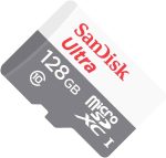 ⁦سانديسك بطاقة ذاكرة الترا microSDXC UHS-I فئة 10 سعة 128 جيجابايت بسرعة 100 ميجابايت/ثانية SDSQUNR-128G-GN6MN⁩ - الصورة ⁦3⁩