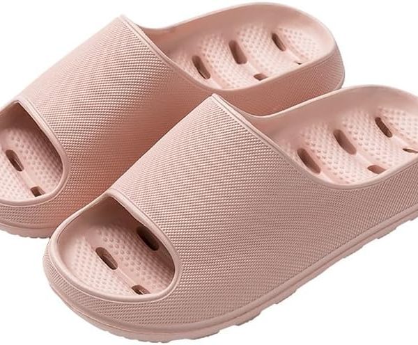 ايوتيو شبشب منزلي بنعل سميك مانع للانزلاق للحمام للنساء والرجال، شبشب استحمام داخلي للمنزل