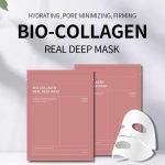 ⁦قناع وجه عميق حقيقي من بيو كولاجين، 5 اوراق، 45 غرام لكل ورقة، اقنعة ورقية مرطبة وشد طوال الليل للبشرة المتوهجة، مضادة للشيخوخة، العناية بالتجاعيد، تفتيح وشد المسام (ممتاز) (فاخر)⁩ - الصورة ⁦2⁩