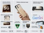 ⁦جوال بليد 20 تيربو 5G متين 7050 8GB+256GB 10300mAh 33W 50MP 6.6 انش 90Hz اندرويد 15⁩ - الصورة ⁦3⁩