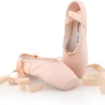 OPASDH Ballet Pointe Shoes Soft Satin And Canvas Dance Shoes,with Sewed Ribbon For Girls Womens(recommended To Choose One Size Up)