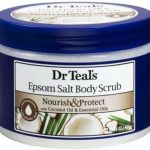 دكتور تيلز مقشر الجسم بزيت جوز الهند بالملح من ابسوم، 454 جرام