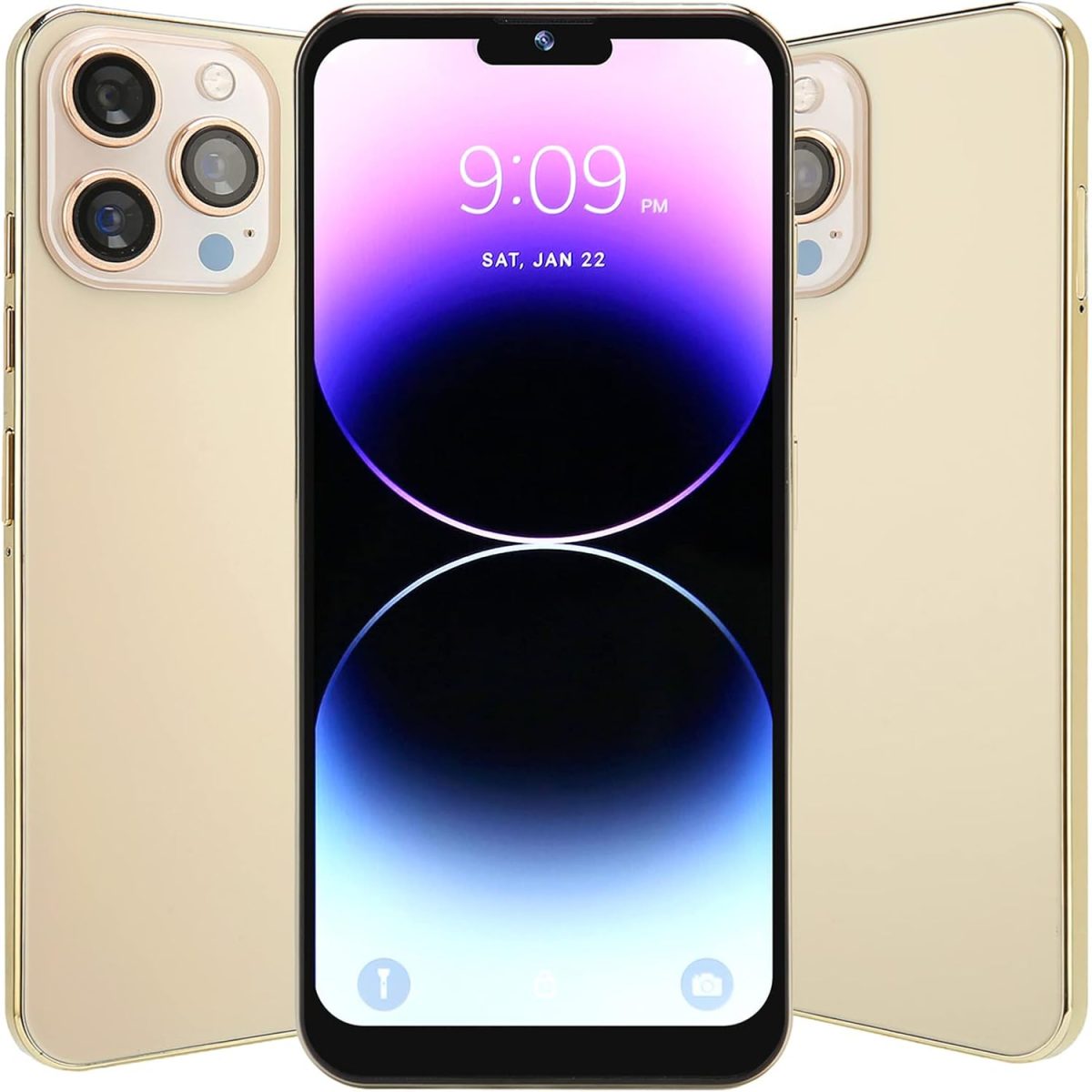 ⁦هاتف ذكي 3G غير مقفل ثنائي شرائح الاتصال بذاكرة RAM 4GB وذاكرة روم 64GB وبطارية 5000mAh للحياة اليومية من زيني⁩ - الصورة ⁦2⁩