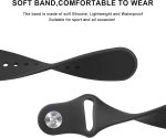 ⁦فانكل اساور متوافقة مع ساعة سامسونج جالكسي 6/5/4 مقاس 40/44 ملم، سوار ساعة جالكسي 6 كلاسيك 43 متر/47 ملم، 20 ملم، سوار رياضي من السيليكون الناعم لساعة جالكسي 6 باند للنساء والرجال⁩ - الصورة ⁦4⁩