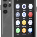 دايني هاتف ذكي S23 برو ميني 3.0 انش زجاج ثلاثي الابعاد، ذاكرة روم 2GB 16GB، كاميرا خلفية 2MP، جوال جيب 3G لـ 8.1، كاميرات مزدوجة، جوال احتياطي (اسود)