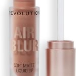 احمر شفاه سائل غير لامع اير بلور من ريفوليوشن - لون شفاه يدوم طويلا - نباتي ولم يتم اختباره على الحيوانات - سيرين براون نود - 3.5 مل