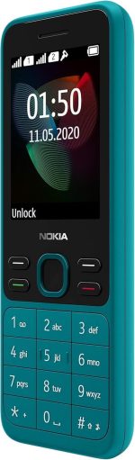 ⁦150 Dual SIM, 2.4" Display, Cyan 4G Mobile phone Device, TA-1235 DS, 2024 Model⁩ - الصورة ⁦2⁩