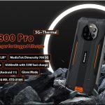 هاتف محمول بتصوير برو ثيرمال BL8800، هاتف ذكي 5G متين مقاوم للماء، 8GB+128GB 8380mAh مع شحن 33 واط
