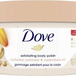 دوف مقشر ومقشر لطلاء الجسم للبشرة الحريرية من دقيق الشوفان وزيت الاذريون يقشر ويعطي تغذية تدوم طويلا، 10.5 اونصة، 298 غرام