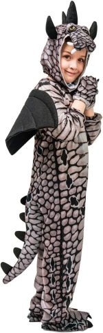 ⁦زي تنكري على شكل ديناصور للاطفال، زي تنكري على شكل حيوانات، زي تنكري للهالوين والحفلات التنكرية - ازياء حيوانات للاطفال - زي ديناصور للاطفال - زي ديناصور لعمر 7-9 سنوات⁩ - الصورة ⁦2⁩