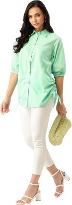 ⁦Styleville.in Collared Anti Fit Shirt with Button Down⁩ - الصورة ⁦4⁩