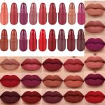 مجموعة احمر شفاه صغيرة من 18 قطعة، احمر شفاه مات احمر غامق مقاوم للماء ويدوم طويلا، لون جريء يدوم 24 ساعة، عينات كبيرة مثالية للنساء، احمر شفاه سحري صغير، مجموعة لابياليس ميت الاصلية