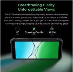 ⁦جوال ذكي G5 متين باضاءة مزدوجة للتخييم من اوكيتيل 16GB (4+12) +128GB 6300mAh 5MP 13MP 6 انش HD (اسود)⁩ - الصورة ⁦6⁩