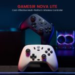 ⁦GameSir Nova Lite 2.4g Wireless Controller for Windows PC, iPhone, Android, Switch & Steam Deck, Bluetooth Controller Gamepad with Hall Effect Trigger,Turbo,Rumble Vibration (Nova Lite Purple)⁩ - الصورة ⁦2⁩