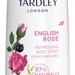 بخاخ الجسم انجلش روز للنساء من ياردلي، بعطر الزهور الساحر بالورد والشاي والبرغموت، 200 مل