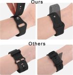 ⁦فانكل اساور متوافقة مع ساعة سامسونج جالكسي 6/5/4 مقاس 40/44 ملم، سوار ساعة جالكسي 6 كلاسيك 43 متر/47 ملم، 20 ملم، سوار رياضي من السيليكون الناعم لساعة جالكسي 6 باند للنساء والرجال⁩ - الصورة ⁦5⁩