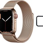 دادو سوار حلقي ميلانو لساعة ابل سلسلة 10 | الترا 2 | 9 | 8 الترا | 8 | 7 | 6 | اس اي، سوار شبكي من الستانلس ستيل مع شاشة حماية اضافية