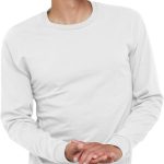 تي شيرت Hanes Men's طويل الأكمام مريح وناعم (عبوة من 4 قطع)