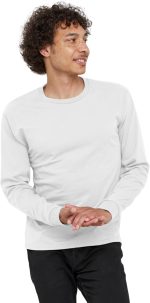 تي شيرت Hanes Men's طويل الأكمام مريح وناعم (عبوة من 4 قطع)
