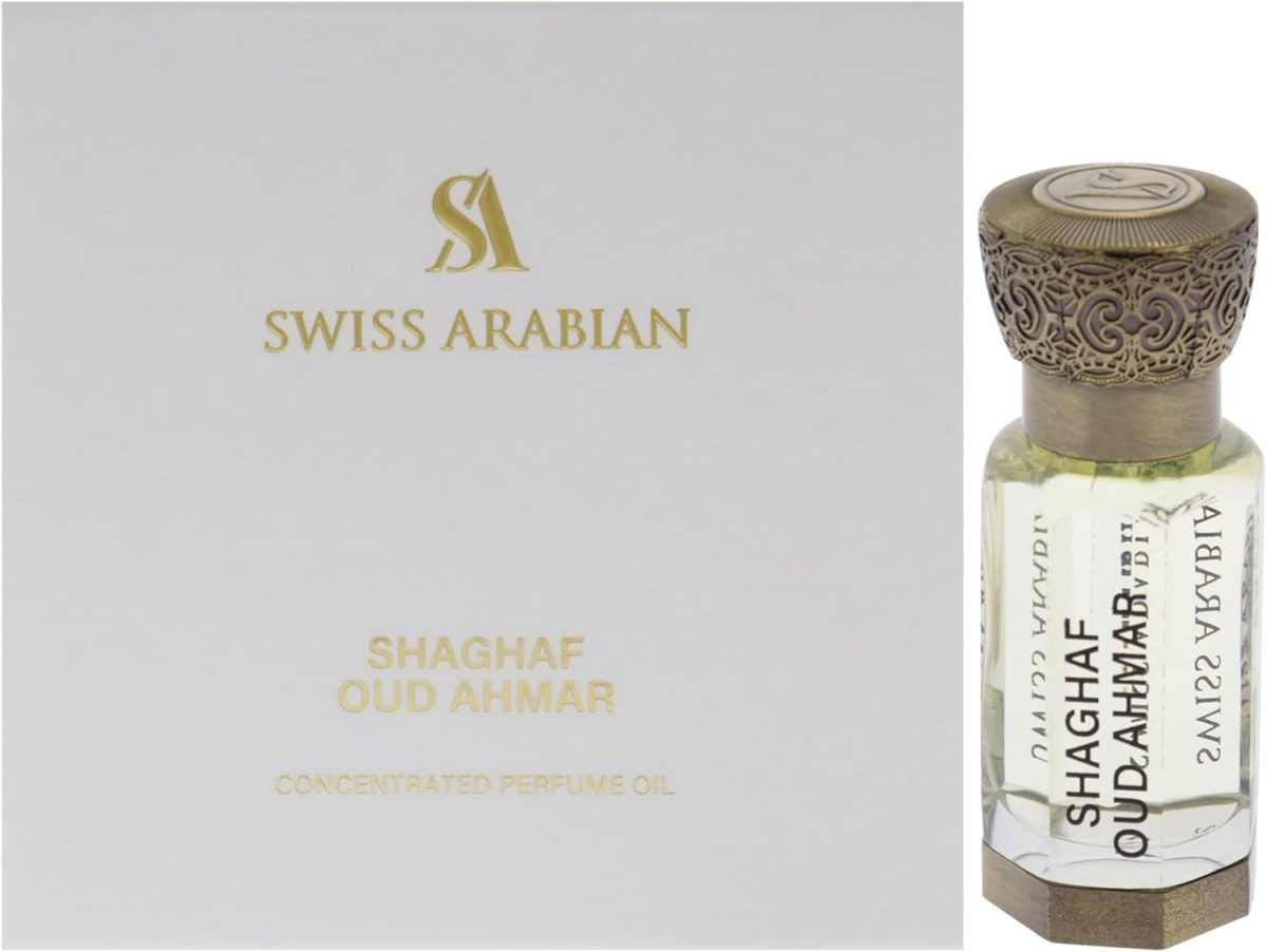 سويس اريبيان زيت عطري عود احمر للجنسين من شغف، 12 مل