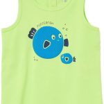 OVS فيست للاولاد 2065564-GREEN من القطن بتصميم ريسرباك مع طباعة