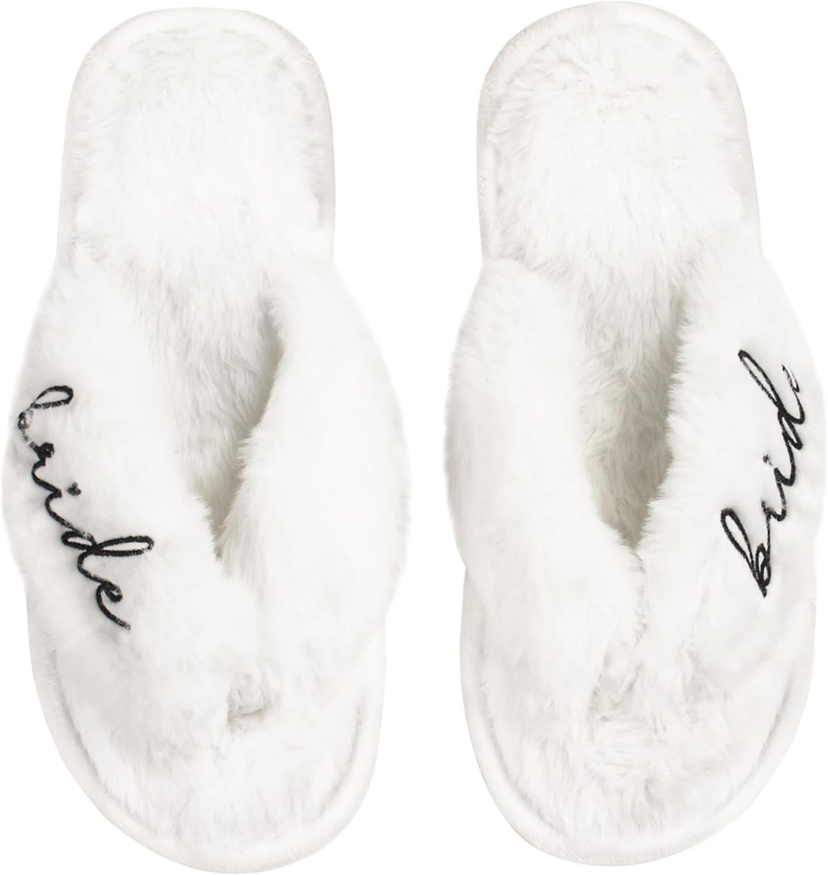 JUSTOTRY Stag Night Women's Slippers, White Team Bride Party Slippers for Jga Women Gift