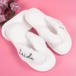 ⁦JUSTOTRY Stag Night Women's Slippers, White Team Bride Party Slippers for Jga Women Gift⁩ - الصورة ⁦2⁩