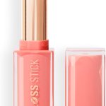 ملمع شفاه باوت من ريفوليوشن باوت، ملمع شفاه بتغطية عالية مع حمض الهيالورونيك وفيتامين E، نباتي ولم يتم اختباره على الحيوانات، 3 غرام، شيمر بيتش سوربيت نود