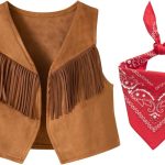 ال اكس كي كيه ام ام طقم سترة للاطفال بنمط رعاة البقر الغربي