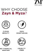 ⁦زدد ام زاين & مايزا احمر شفاه باور مات بتركيبة كريمية مكثفة ومقاومة للتلطخ وخفيفة الوزن - (بير بيوتي) 3.2 غرام⁩ - الصورة ⁦9⁩