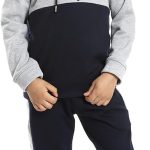 اندورا طقم بيجامة بغطاء للرأس واكمام طويلة للاولاد 36W24B30312