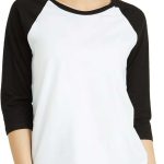 تي شيرت بيسبول بأكمام 3/4 للنساء - قمصان راجلان جيرسي بأكمام ربع كم