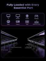 ⁦لابتوب كايجر 2025 AMD بمعالج AMD رايزن 7 5700U (8C/16T حتى 4.3GHz)، ذاكرة RAM 16GB وSSD NVMe 512GB، ويندوز 11، بطاقة رسومات راديون RX فيجا 8، واي فاي 6، رمادي⁩ - الصورة ⁦4⁩