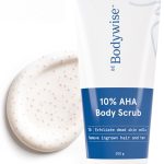 بي باديوايز مقشر للجسم 10% من لاكتيك ايه اتش ايه (200 غرام) | لازالة تسمير البشرة وبشرة ناعمة | للنساء | مقشر استحمام بدون تسمير مع ماء سنتيلا والصبار