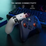 ⁦GameSir Nova Lite 2.4g Wireless Controller for Windows PC, iPhone, Android, Switch & Steam Deck, Bluetooth Controller Gamepad with Hall Effect Trigger,Turbo,Rumble Vibration (Nova Lite Purple)⁩ - الصورة ⁦6⁩