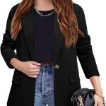 ميكولو بليزر للبنات والاطفال باكمام طويلة مفتوح من الامام مع جيوب