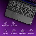⁦لينوفو لابتوب العاب لوك 2024 انتل كور i5-12450HX بيت AMD رايزن 5 7235HS شاشة 15.6 انش FHD IPS 144Hz انفيديا RTX 3050-32GB RAM و1TB PCIe SSD وكيبورد باضاءة خلفية وويندوز 11 وجي سينك وكيبل HDMI⁩ - الصورة ⁦4⁩