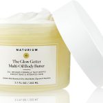 ناتشورال زبدة الجسم المخفوقة متعددة الزيوت من ذا جلو جيتر، كريم شد ومرطب للجسم مع زبدة الشيا، 8 اونصة سائلة