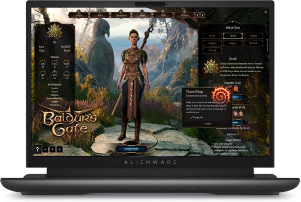 ⁦ديل لابتوب العاب الين وير m16 (2023) | 16 انش FHD+ | كور i7-1TB SSD - RAM - RTX 4070 | 16 نواة عند 5GHz - وحدة معالجة مركزية الجيل 13 - 8GB GDDR6X ويندوز 11 برو⁩ - الصورة ⁦2⁩