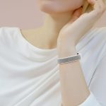 ⁦سوار نايلون لساعة شاومي مي باند 9/8، سوار رياضي بديل ناعم قابل للتعديل وجيد التهوية لساعة شاومي مي الذكية باند 8/9 للرجال والنساء⁩ - الصورة ⁦7⁩