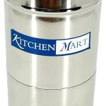 ماكينة صنع القهوة بالتنقيط من الستانلس ستيل بفلتر جنوب الهند من كيتشن مارت، مادراس كابي، صانع ديكوشن بالتنقيط 200 مل، حجم متوسط (2-4 كوب)