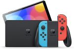 ⁦Nintendo Switch - OLED Model with Neon Red & Neon Blue Joy-Con Region-Free⁩ - الصورة ⁦2⁩