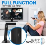 ⁦Pyle 21.5 Inch 1080p LED RV Television - Slim Flat Screen Monitor FHD Small TV w/HDMI, RCA, Multimedia Disk/DVD Combo, 12/24 Volt Car Adapter, Wall Mount, Works w/Mac PC, Includes Remote Control⁩ - الصورة ⁦8⁩