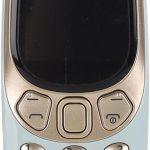 اسيكسيكس اصغر جوال 3 في 1 بشاشة LED 1.33 انش، مشغل موسيقى بلوتوث غير مقفل يدعم 3 شرائح اتصال، متوافق مع جي اس ام 850 900 1800 1900 ميجاهرتز (اخضر ذهبي)