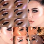 ⁦باليت مكياج هايلايتر من سيوسي، باليت بودرة هايلايتر بيضاء مخبوزة مقاومة للماء تدوم طويلا لتفتيح لون البشرة وكونتور الوجه⁩ - الصورة ⁦4⁩