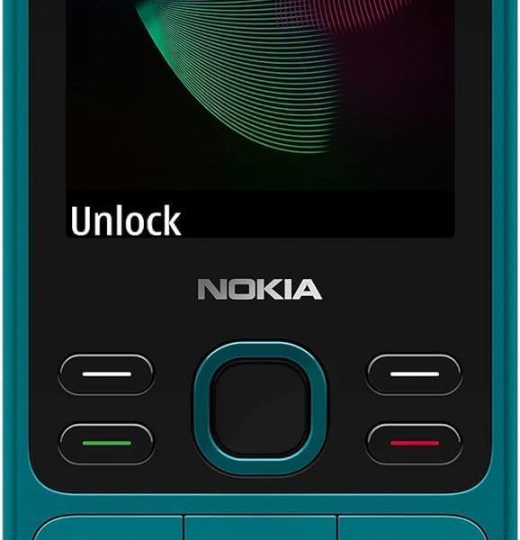 150 Dual SIM, 2.4" Display, Cyan 4G Mobile phone Device, TA-1235 DS, 2024 Model