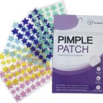 رقع بثور للوجه من فافيلينتي، رقع بثور غروانية مائية مع زيت شجرة الشاي وحب الشباب، رقع غير مرئية على شكل نجمة، رقعة حب الشباب لطيفة للاستخدام ليلا ونهارا (200 قطعة)