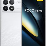 شاومي بوكو F6 برو 5G (512GB + 12GB) النسخة العالمية غير مقفلة 6.66 انش 120Hz 50MP كاميرا ثلاثية (لتموبيل مينت تيلو وجلوبال) (ابيض)