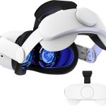 شريط راس بديل متوافق مع اوكيولوس كويست 2، ملحقات الواقع الافتراضي لميتا كويست 2، شريط راس ناعم ومريح بمقاس قابل للتعديل من سويمومو