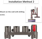 ⁦بولينكيه منظم ملحقات محطة الإرساء لمكنسة دايسون V15 V7 V8 V10 V11 SV10 SV11 (عبوتان، 10 محولات تخزين)⁩ - الصورة ⁦6⁩